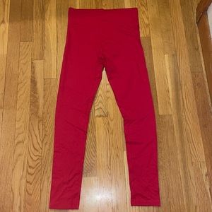 Forever 21 Red Leggings